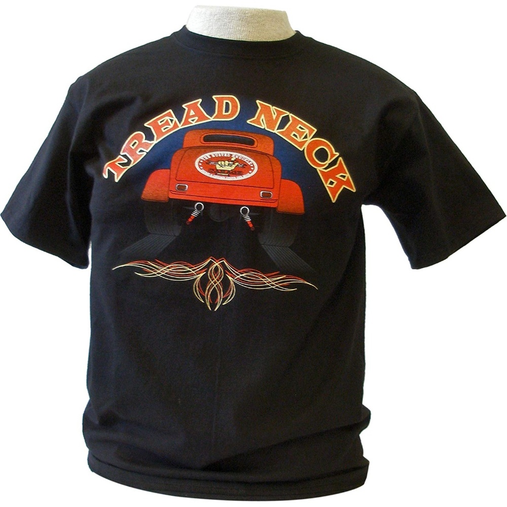 Busted Knuckle Garage Men's Tread Neck T-Shirt